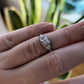 Vintage 18K Diamond Ring with Engraving - Ready to Ship