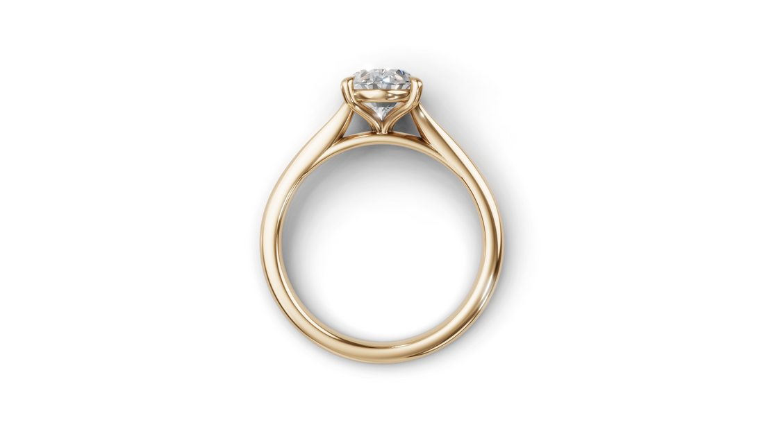 Elise - Oval Diamond Engagement Ring