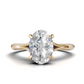 Elise - Oval Diamond Engagement Ring